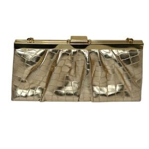 Gold Gunne sax animal print Clutch